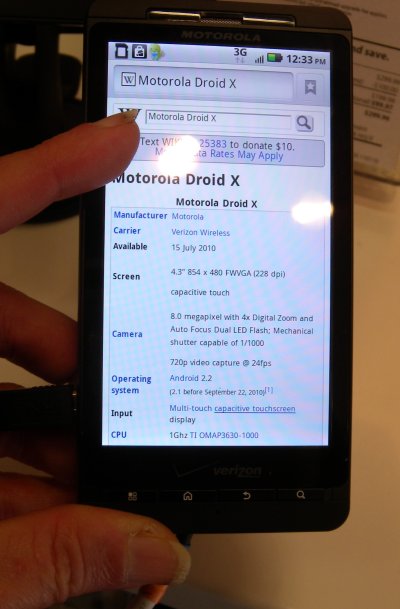 Motorola Droid X