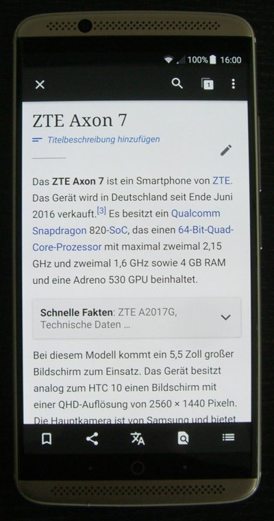 ZTE Axon 7